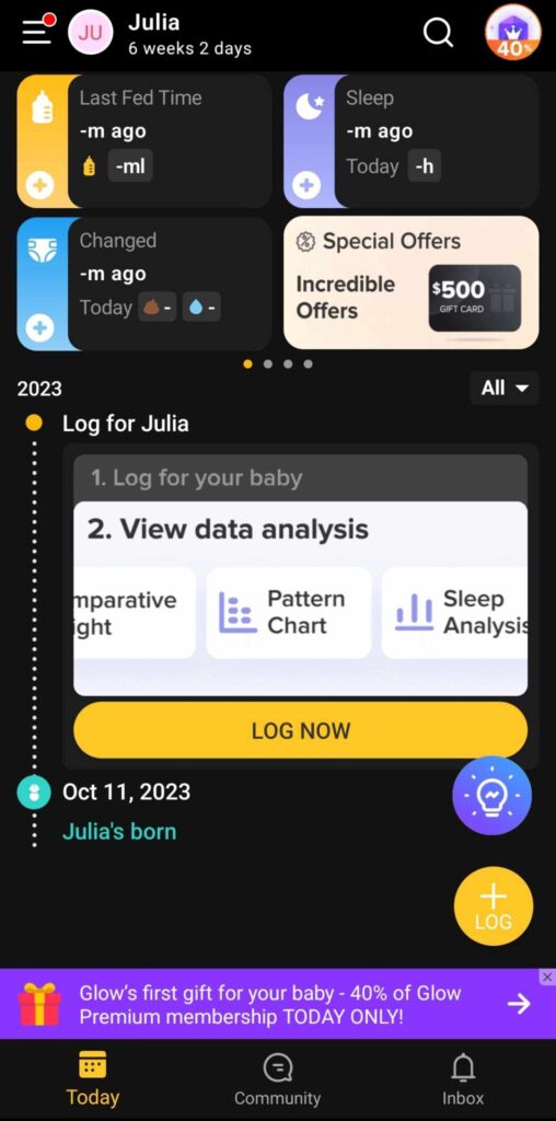 Aplikacje dla mam AI Baby Tracker